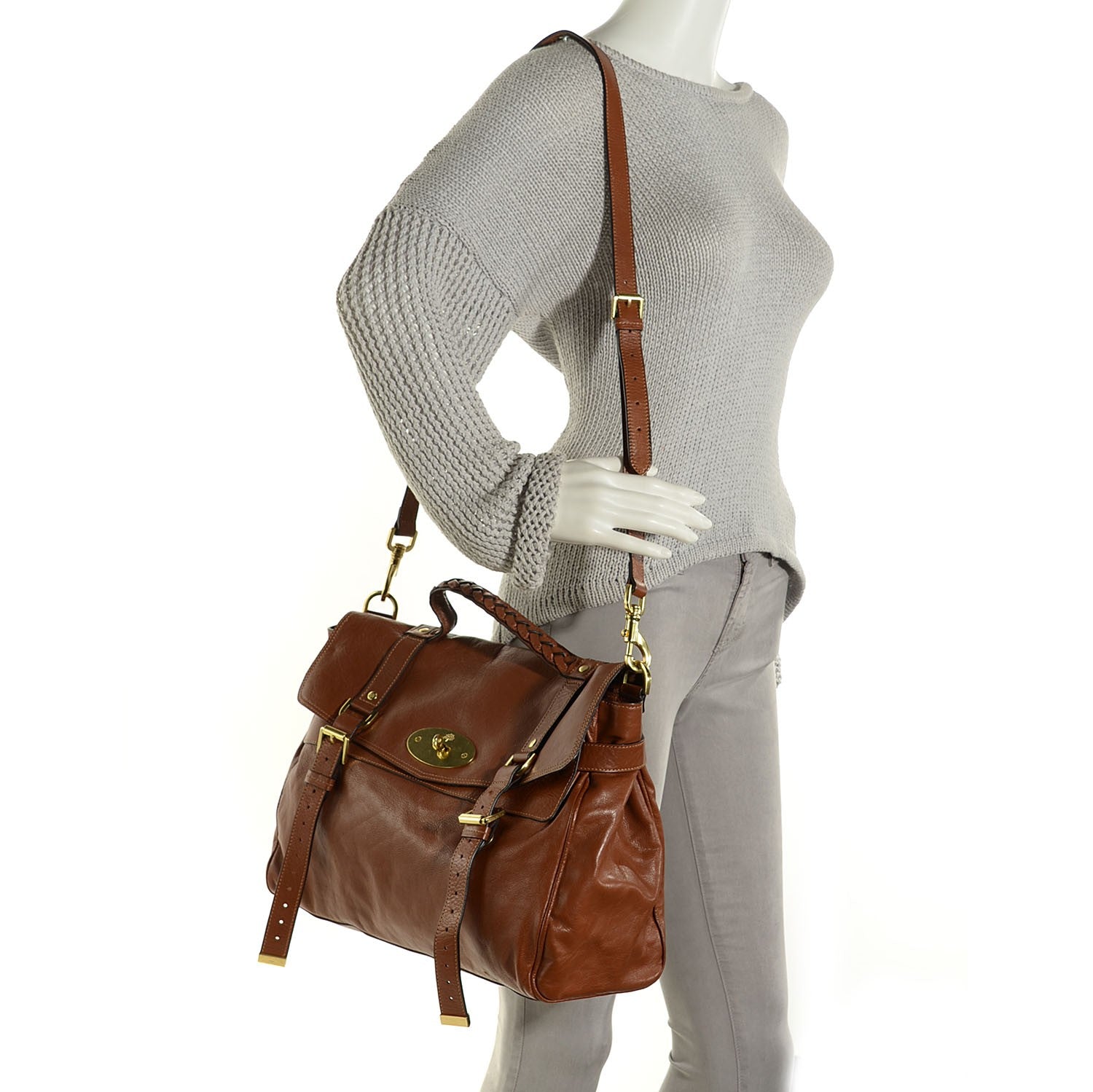 Mulberry Polished Buffalo Oversized Alexa Oak 12 of 20