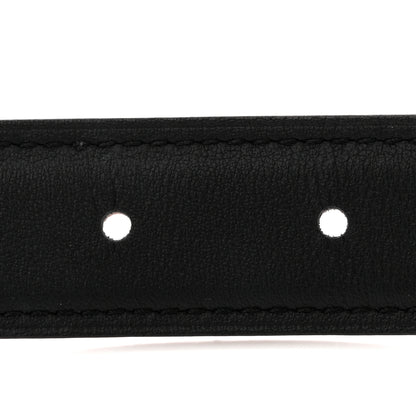 Hermes Swift Epsom 32mm H Belt 90 36 Orange Black 5 of 7
