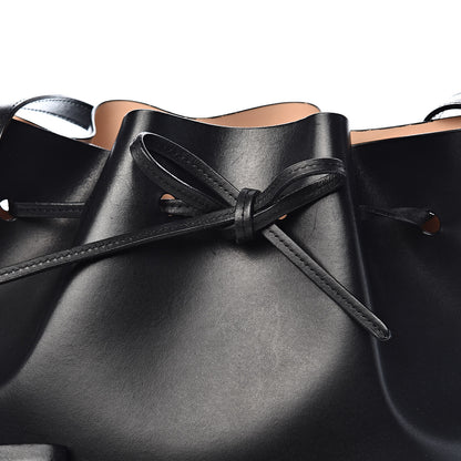 Mansur Gavriel Vegetable Tanned Calfskin Bucket Bag Black Ballerina 20 of 20