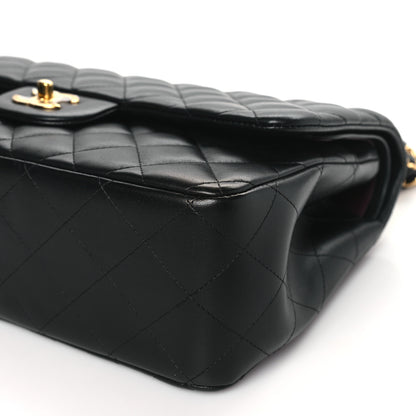 Chanel Lambskin Quilted Jumbo Double Flap Black 10 of 10
