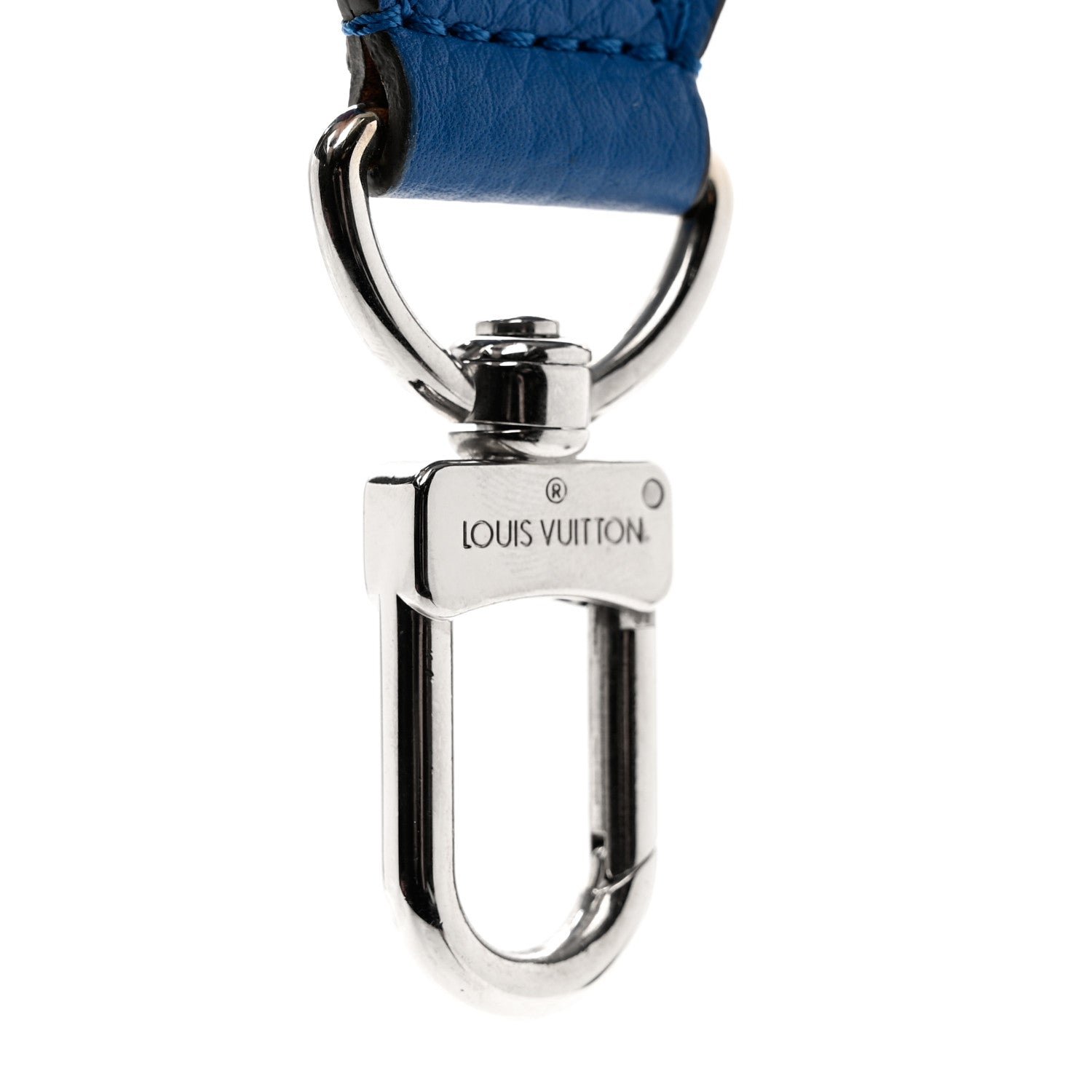 Louis Vuitton Taurillon Bandouliere Shoulder Strap Blue 3 of 3