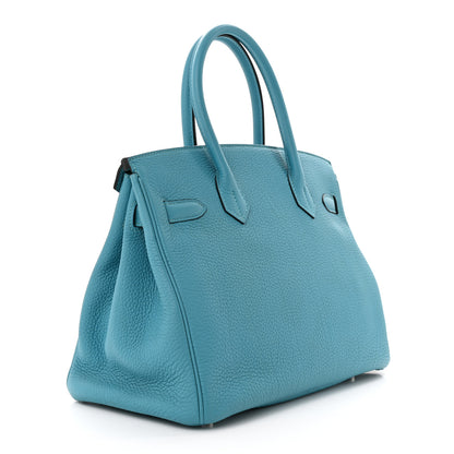 Hermes Togo Birkin 30 Turquoise 3 of 11