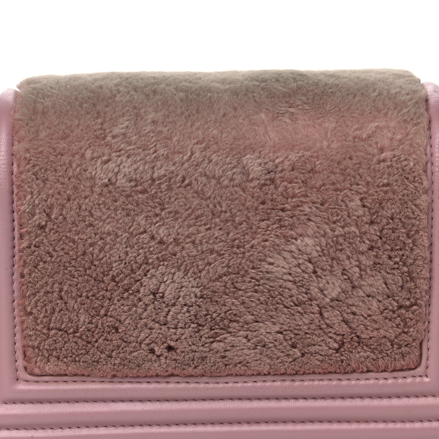 Chanel Fur Calfskin Small Boy Flap Pink 15 of 16