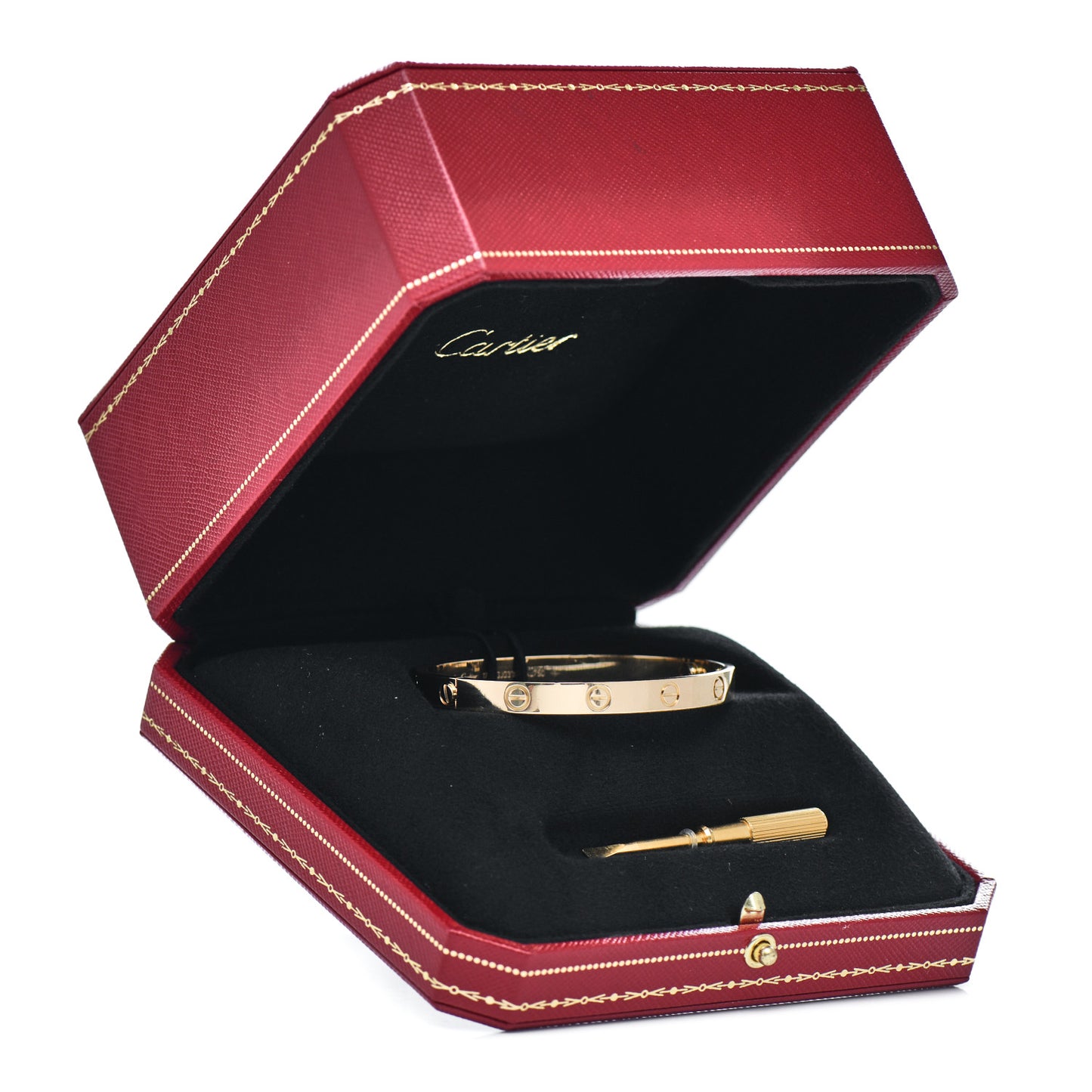 18K Yellow Gold LOVE Bracelet 17