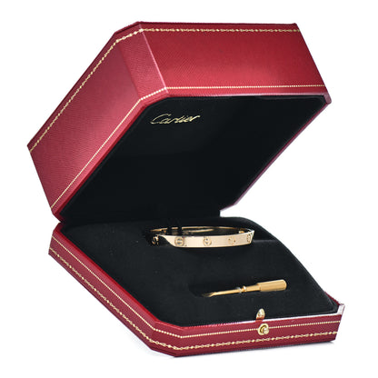 Cartier 18K Yellow Gold LOVE Bracelet 17 5 of 5