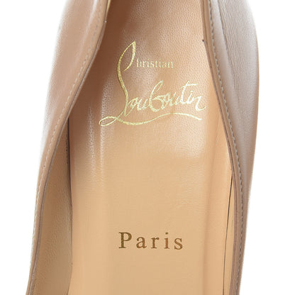 Christian Louboutin Kid Apostrophy 85 Pumps 37.5 Nude 9 of 21