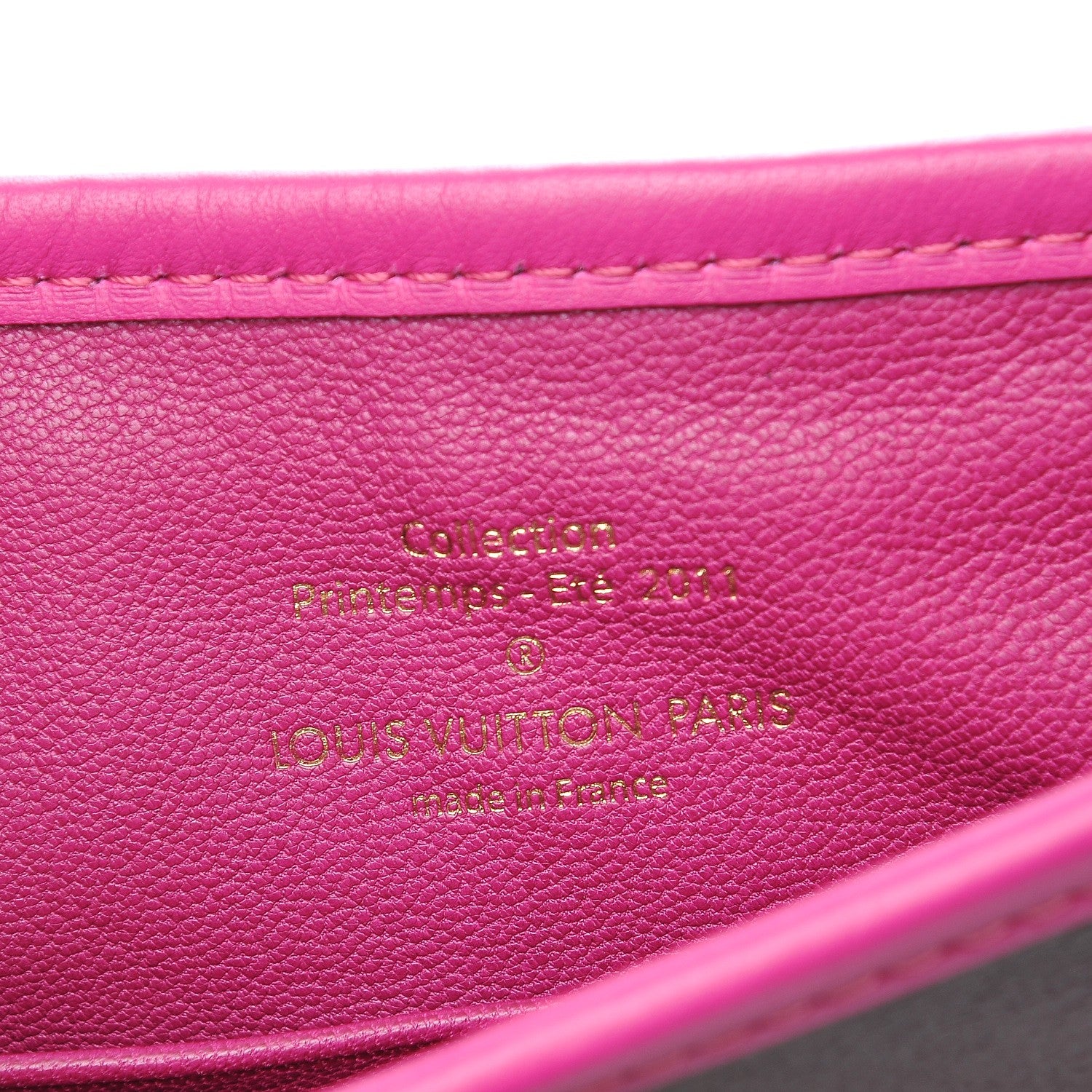Louis Vuitton Cuir Art Deco Trapeze Prune Cyclamen 6 of 7