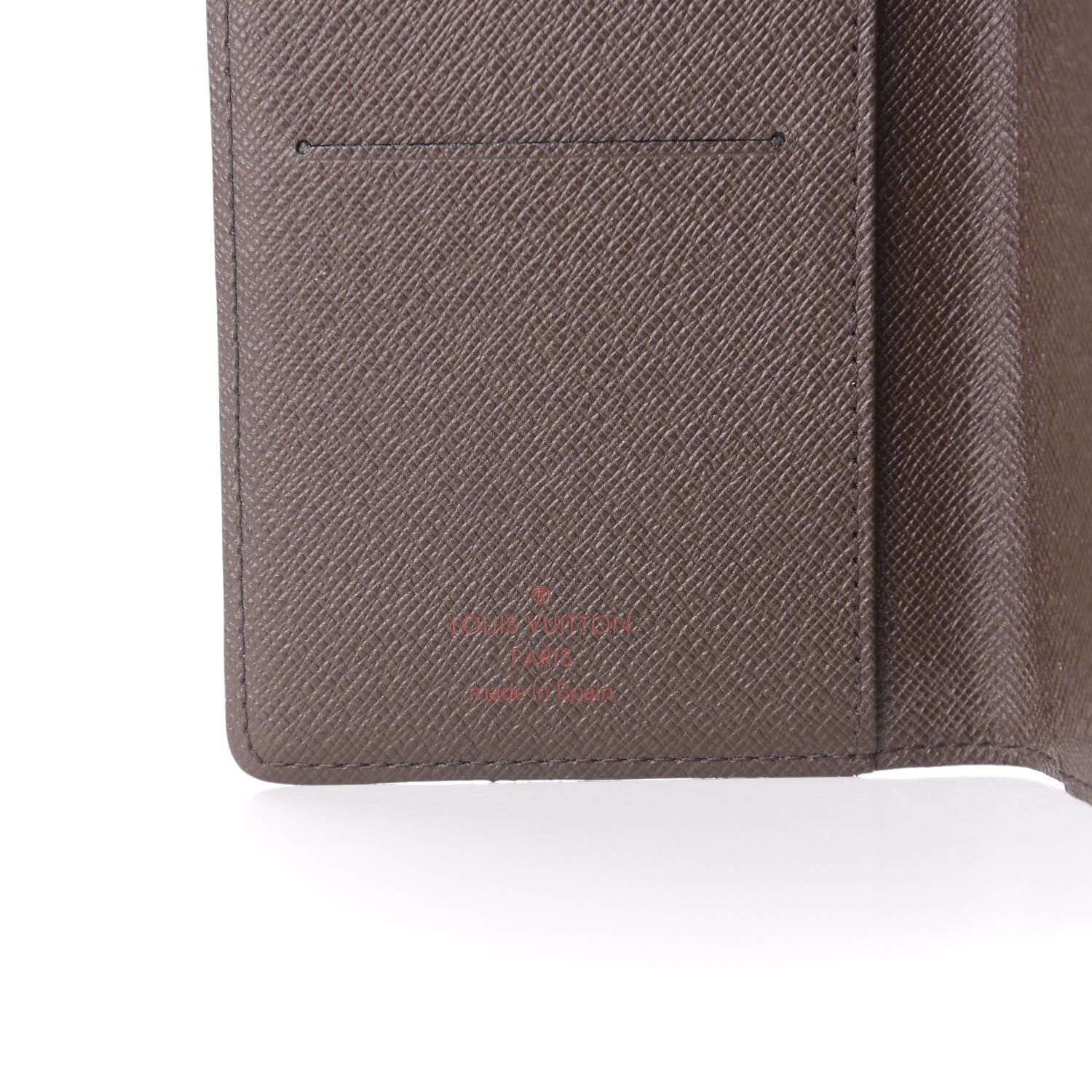 Louis Vuitton Damier Ebene Pocket Agenda Cover 6 of 7