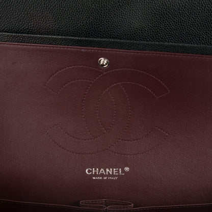 Chanel Caviar Quilted Jumbo Double Flap Black 7 of 8