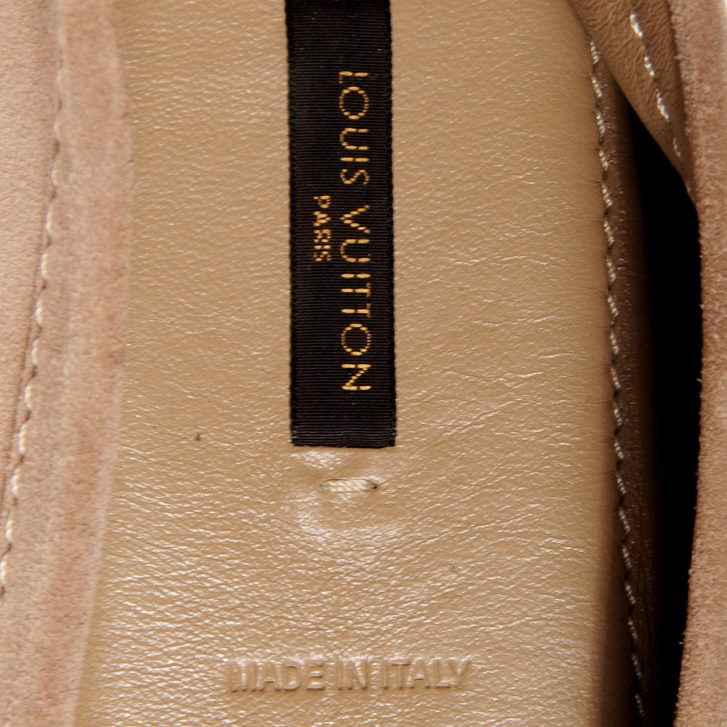 Suede Loafers 37 Beige