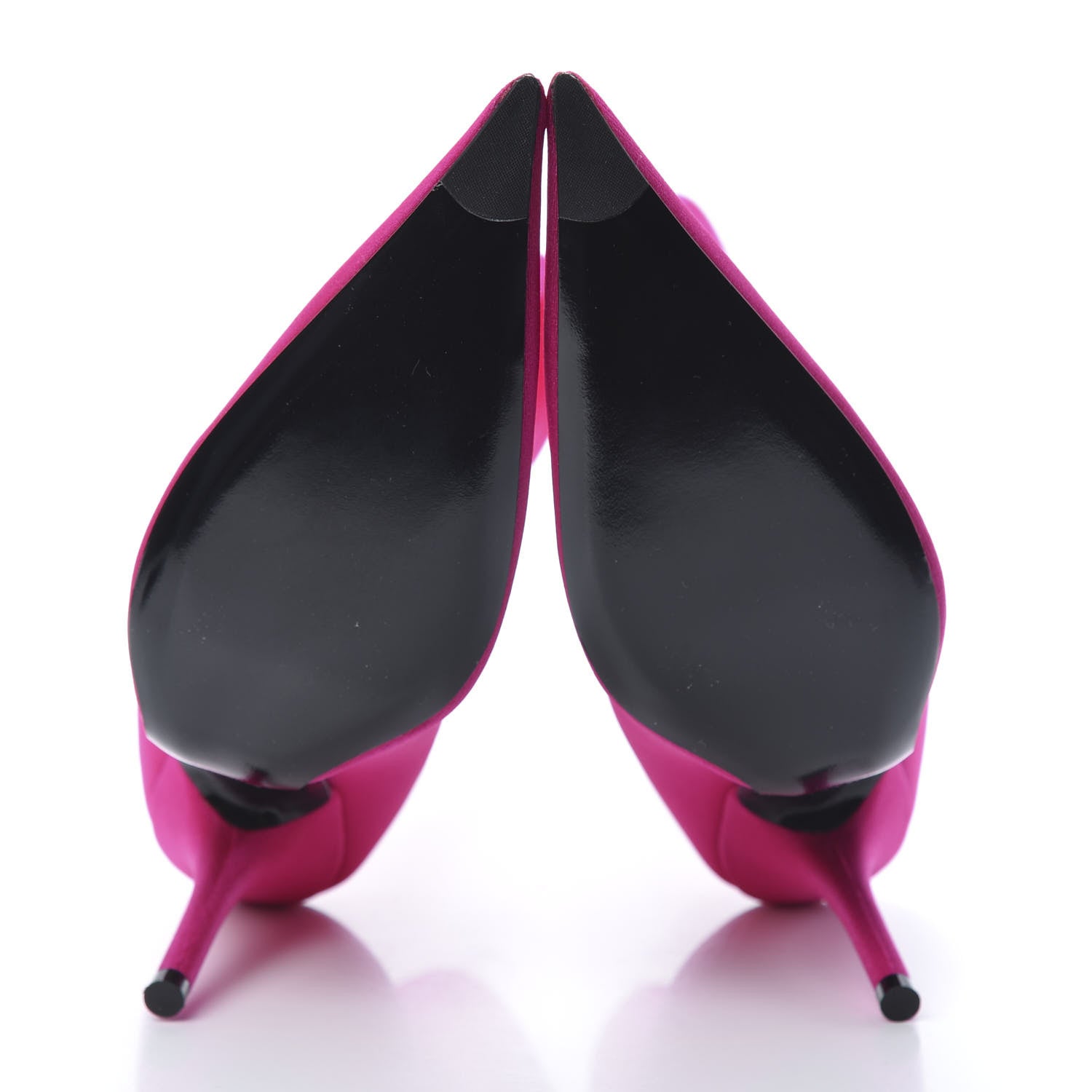 Balenciaga Jersey Crepe Extreme Pointed Toe Knife Booties 36 Dark Pink 5 of 7