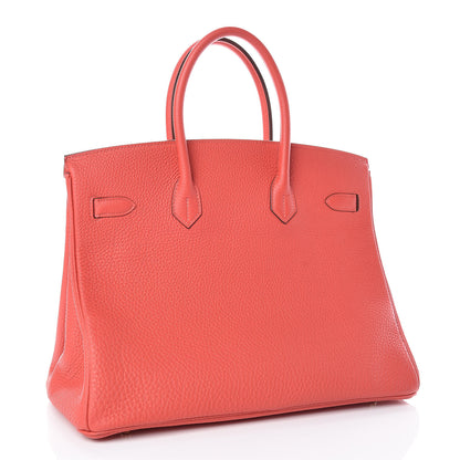 Hermes Togo Birkin 35 Rouge Pivoine 3 of 29