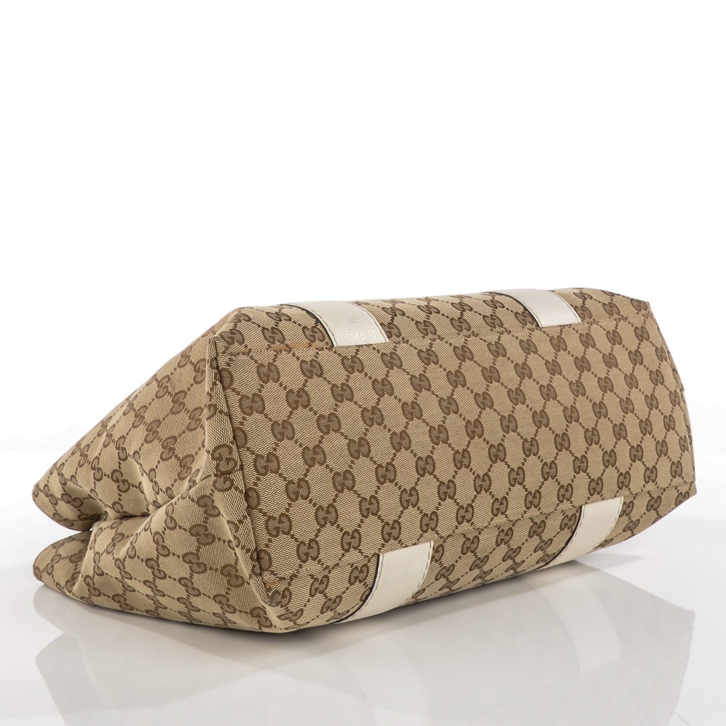 Monogram Bamboo Bar Medium Tote Off White