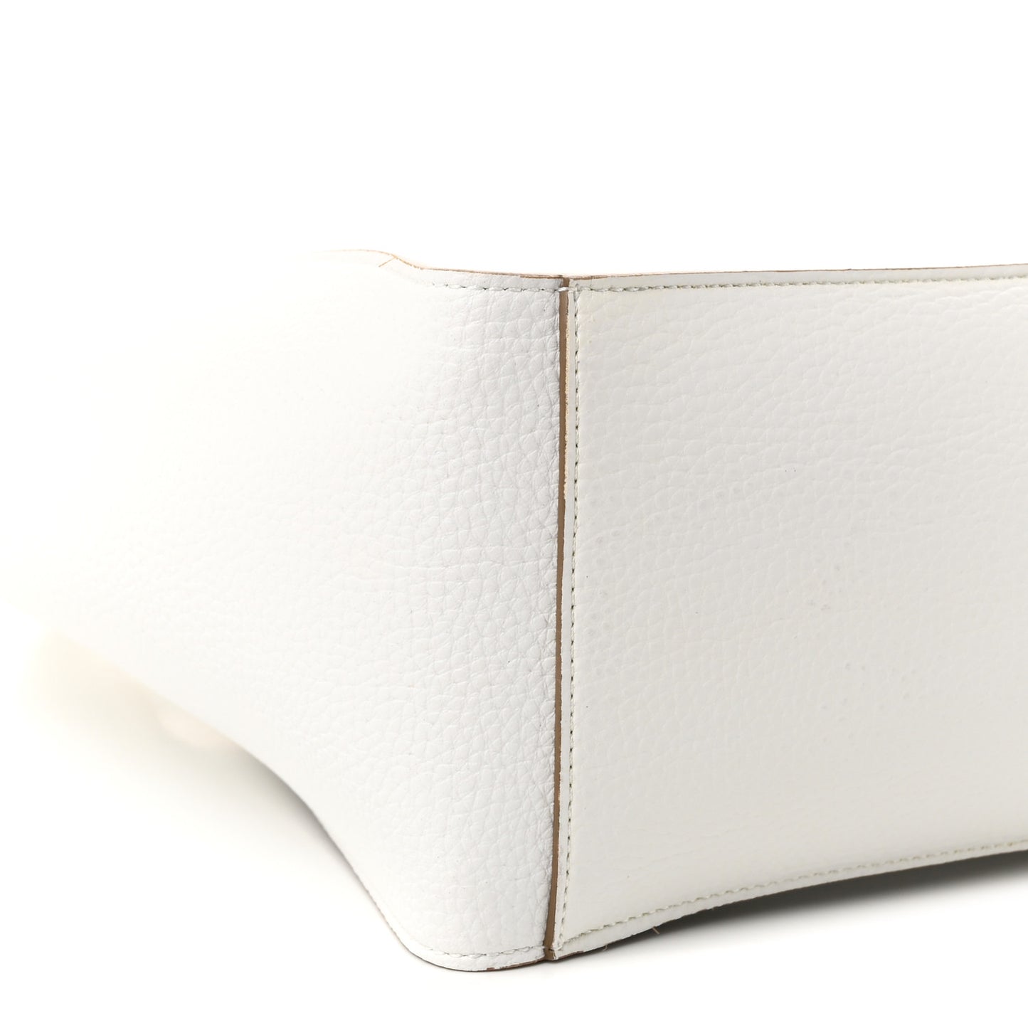 Eco Alter Nappa Perforated Crossbody Tote White