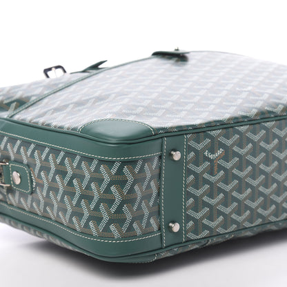 Goyard Goyardine Ambassade MM Briefcase Green 9 of 11