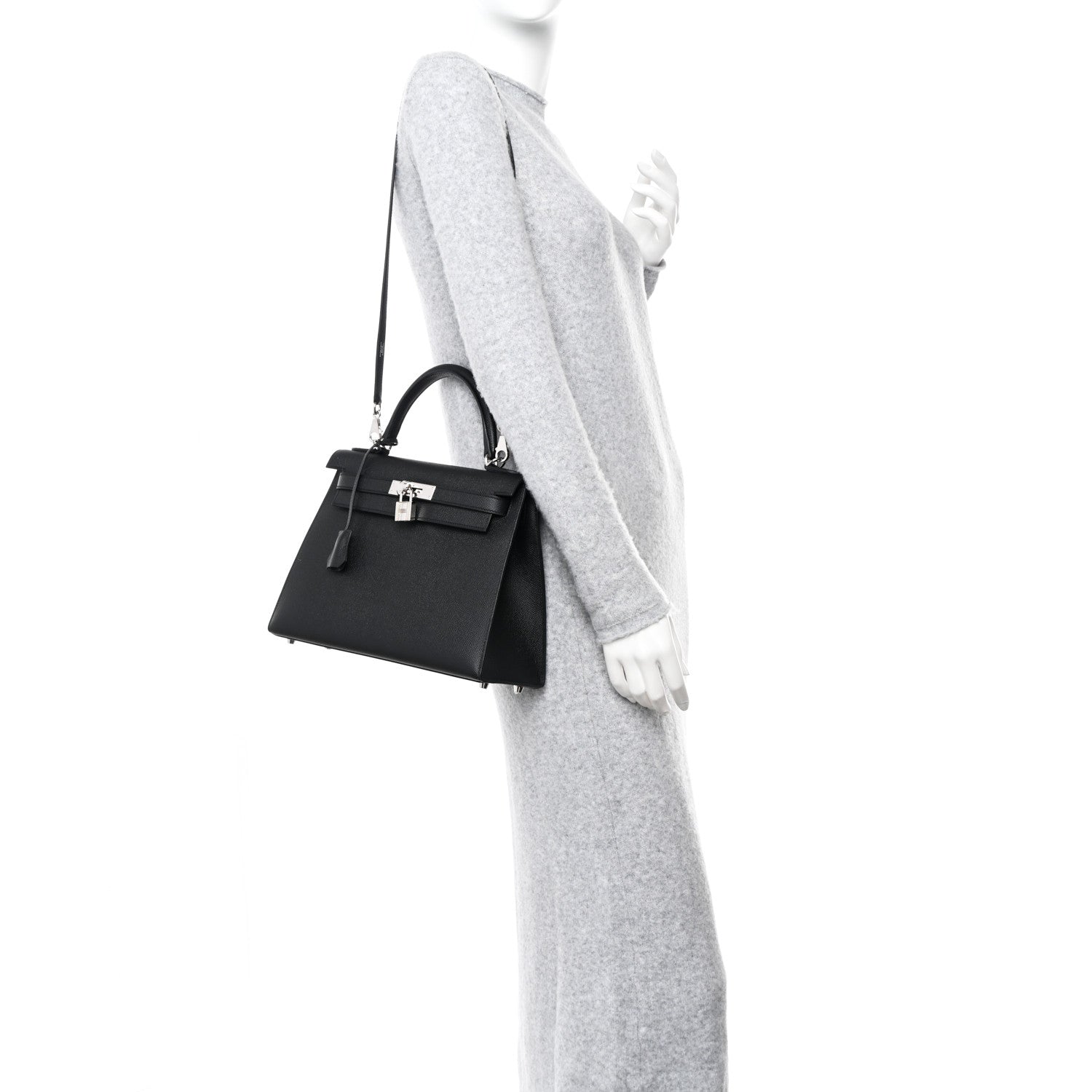 Hermes Epsom Kelly Sellier 28 Black 2 of 11