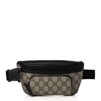 Gucci GG Supreme Monogram Belt Bag Black 1 of 9