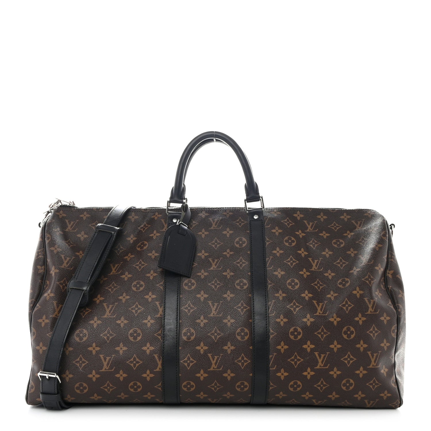 Louis Vuitton Monogram Macassar Keepall Bandouliere 55 1 of 9
