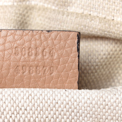 Gucci Pebbled Calfskin Small Soho Disco Bag Rose Beige 6 of 18