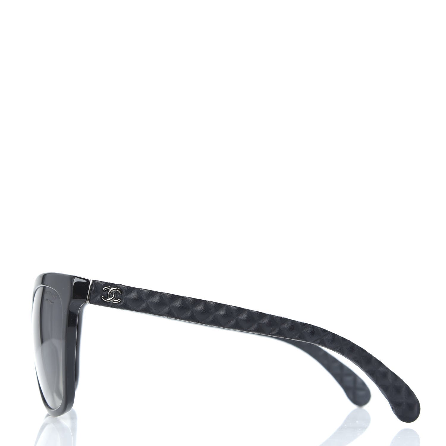 Chanel Acetate Polarized Quilted CC Sunglasses 5288-Q Black 2 of 8