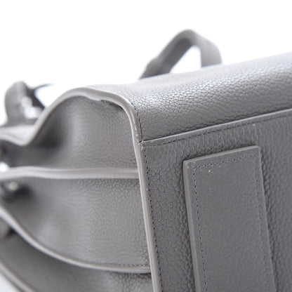 Saint Laurent Grained Calfskin Small Supple Sac De Jour Mouse Grey 9 of 18