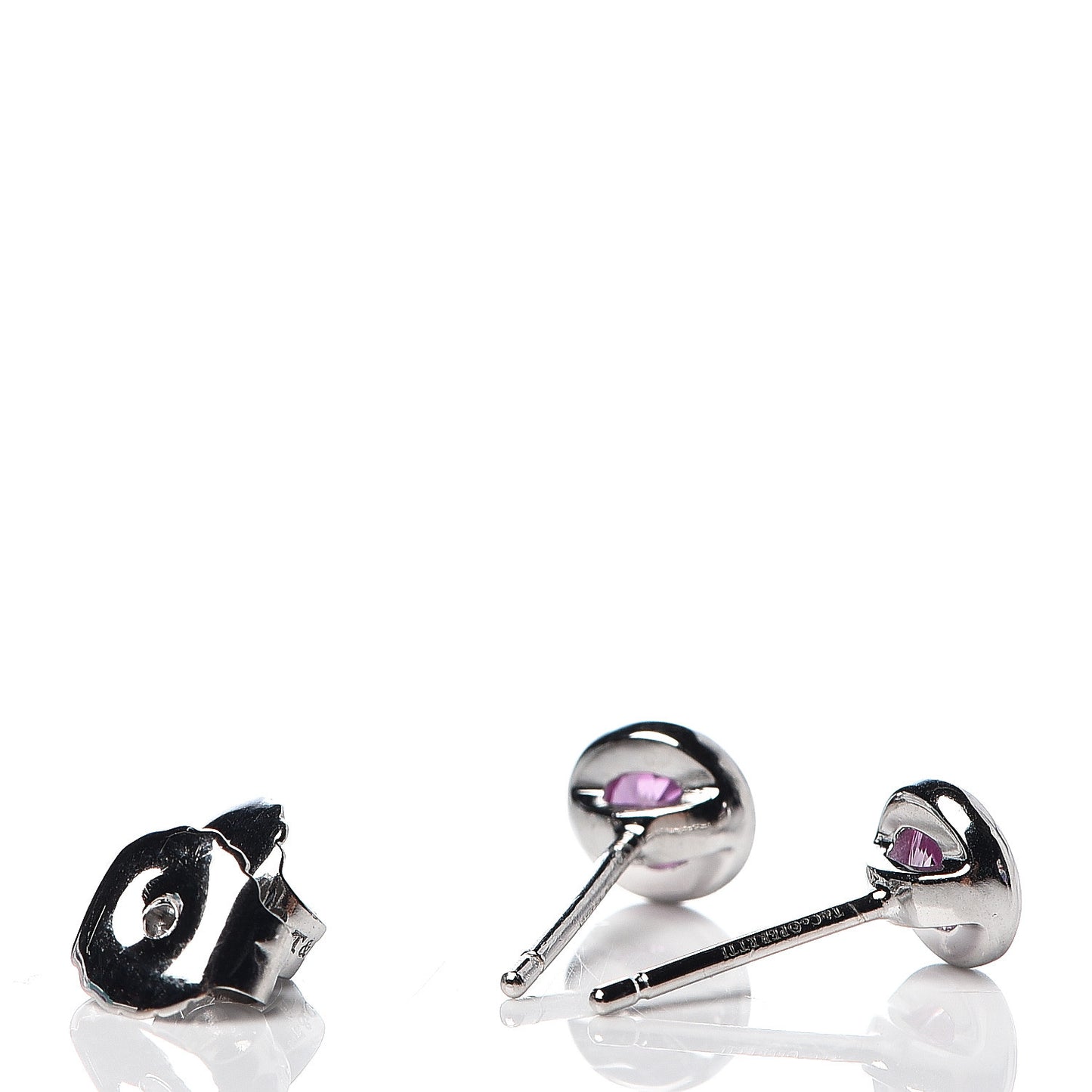 Sterling Silver Pink Sapphire Elsa Peretti Color By The Yard Earrings