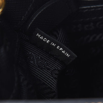 Prada Saffiano Small Galleria Double Zip Tote Black 9 of 12