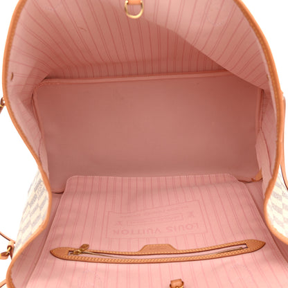 Louis Vuitton Damier Azur Neo Neverfull GM Rose Ballerine 5 of 15