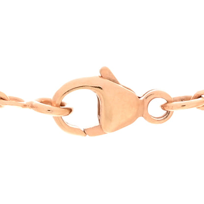 Hermes Lacquered Gold Pop H Pendant Necklace Rose Dragee 7 of 8