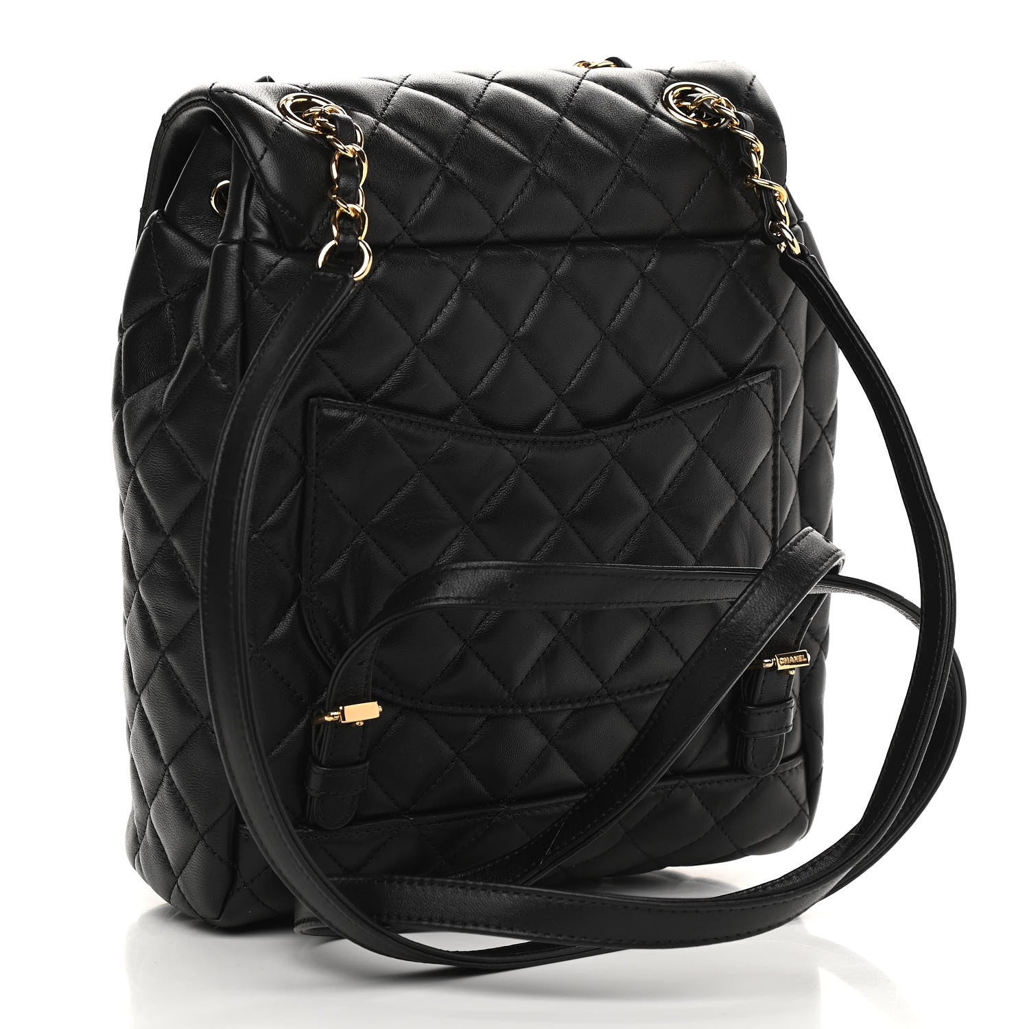 Chanel Calfskin Quilted Small Urban Spirit Backpack Black 3 of 10