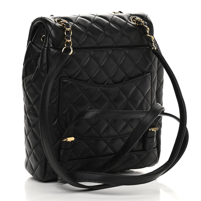 Chanel Calfskin Quilted Small Urban Spirit Backpack Black 3 of 10