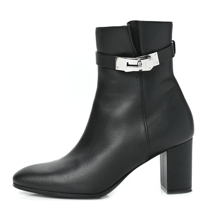 Hermes Calfskin Saint Germain Ankle Boots 36 Black 1 of 8