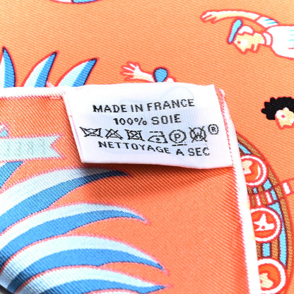Hermes Silk Exposition Universelle Scarf 90 Rose Mauve Multicolore 2 of 6