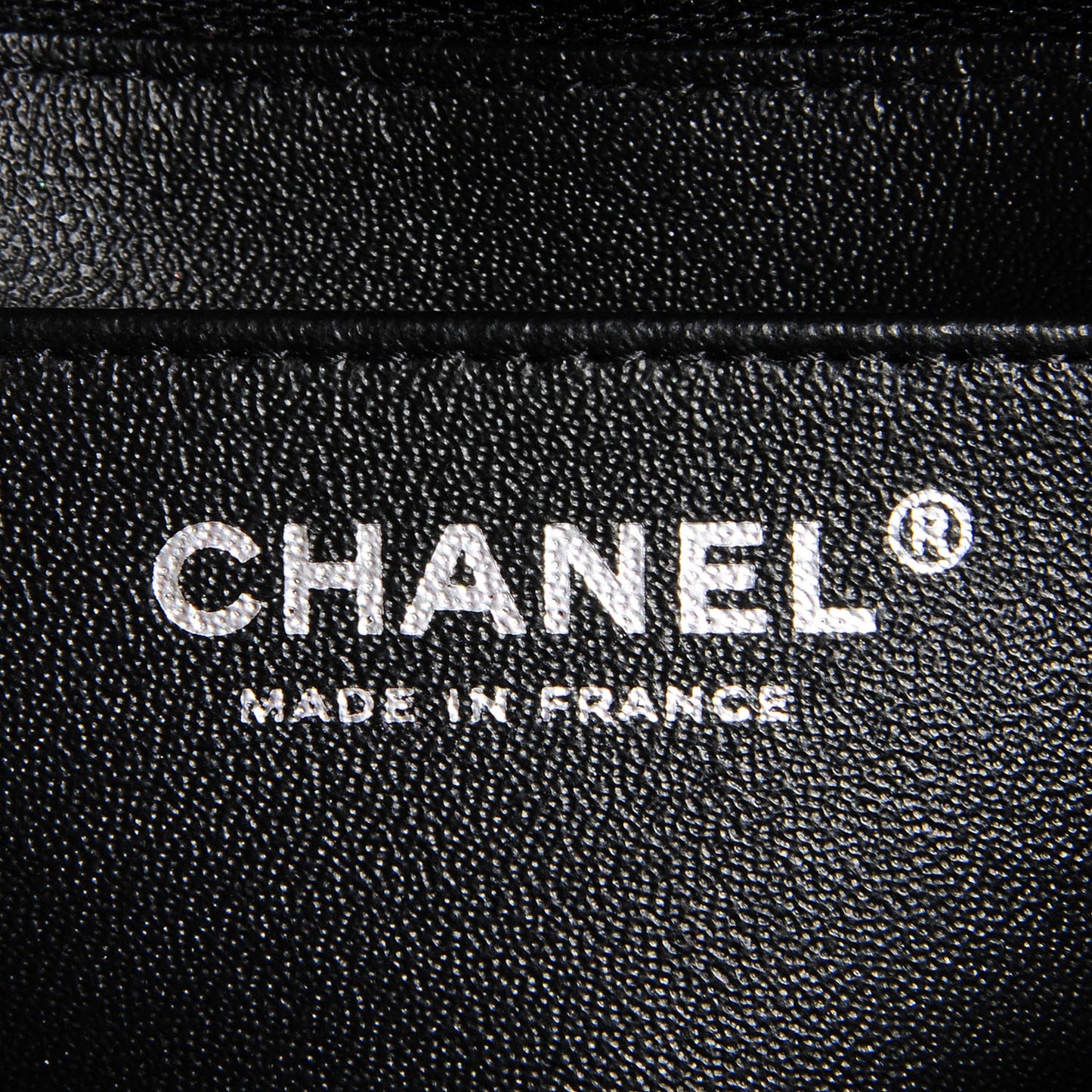 Lambskin Chevron Quilted Mini Square Flap So Black