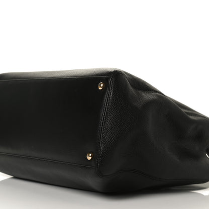 Chanel Calfskin Cerf Shopper Tote Black 10 of 13