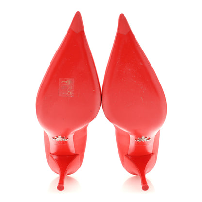 Prada Satin Pumps 41 Red 6 of 10