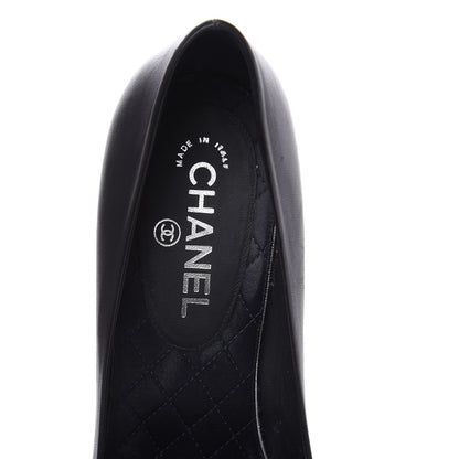 Chanel Lambskin Crystal CC Pumps 41.5 Black 7 of 15