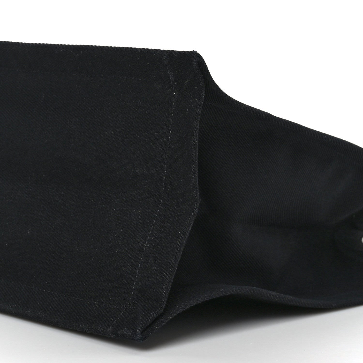 Saint Laurent Linen Calfskin Rive Gauche Tote Black 8 of 8