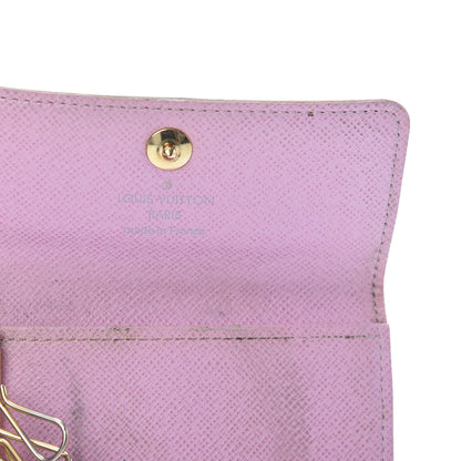 Louis Vuitton Monogram Multicolor Multicles 4 Key Holder White Litchi 6 of 12