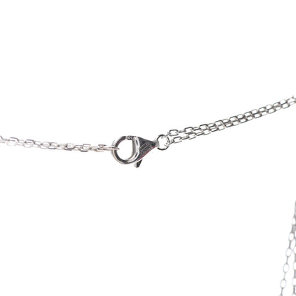 Cartier 18K White Gold 2 Diamond LOVE Necklace 5 of 7