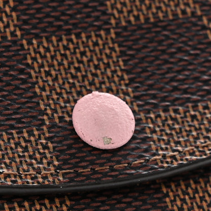 Louis Vuitton Damier Ebene Rosalie Coin Purse Rose Ballerine 10 of 10