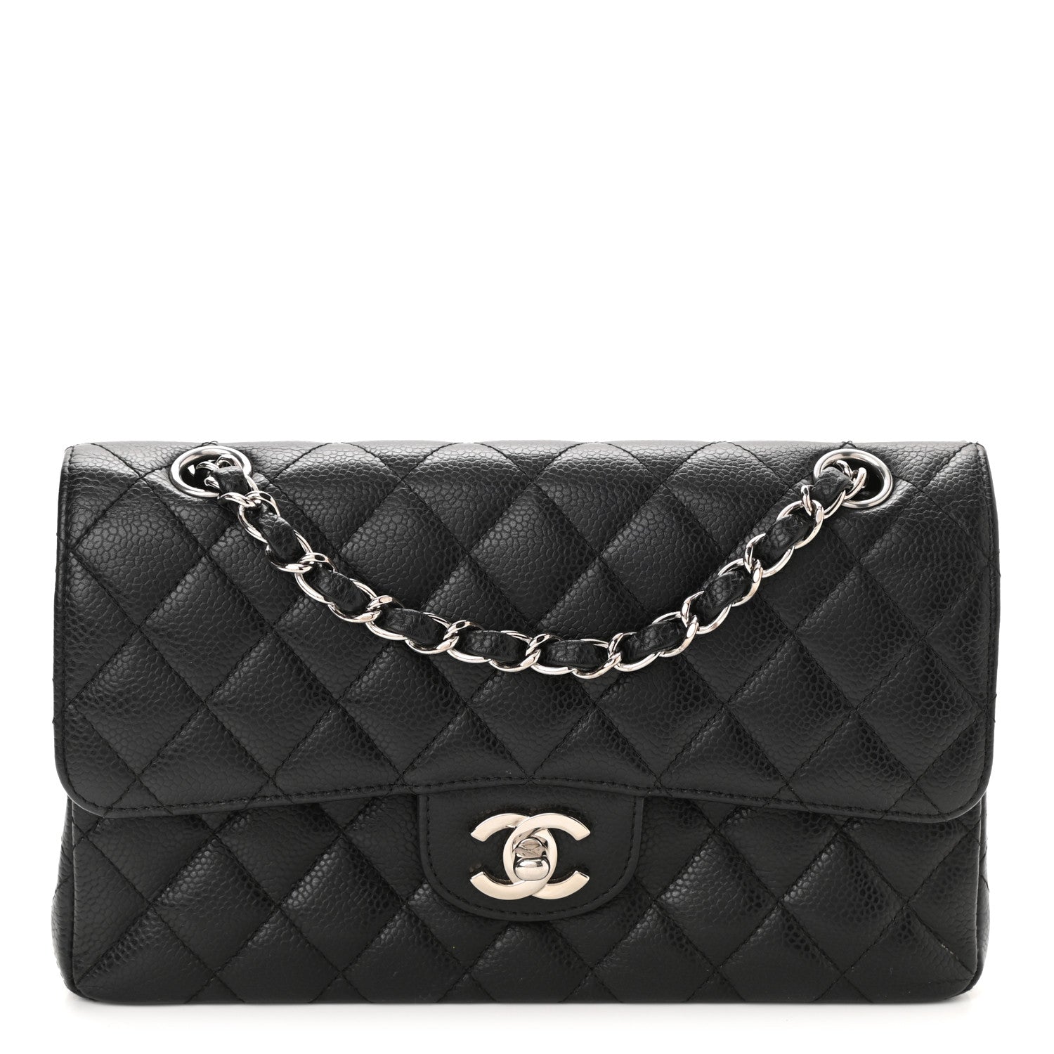 Chanel Caviar Quilted Small Double Flap Black 1 of 9