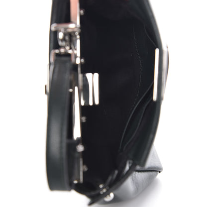 Fendi Shiny Nappa Micro Peekaboo Iconic Satchel Verde Prato 5 of 8