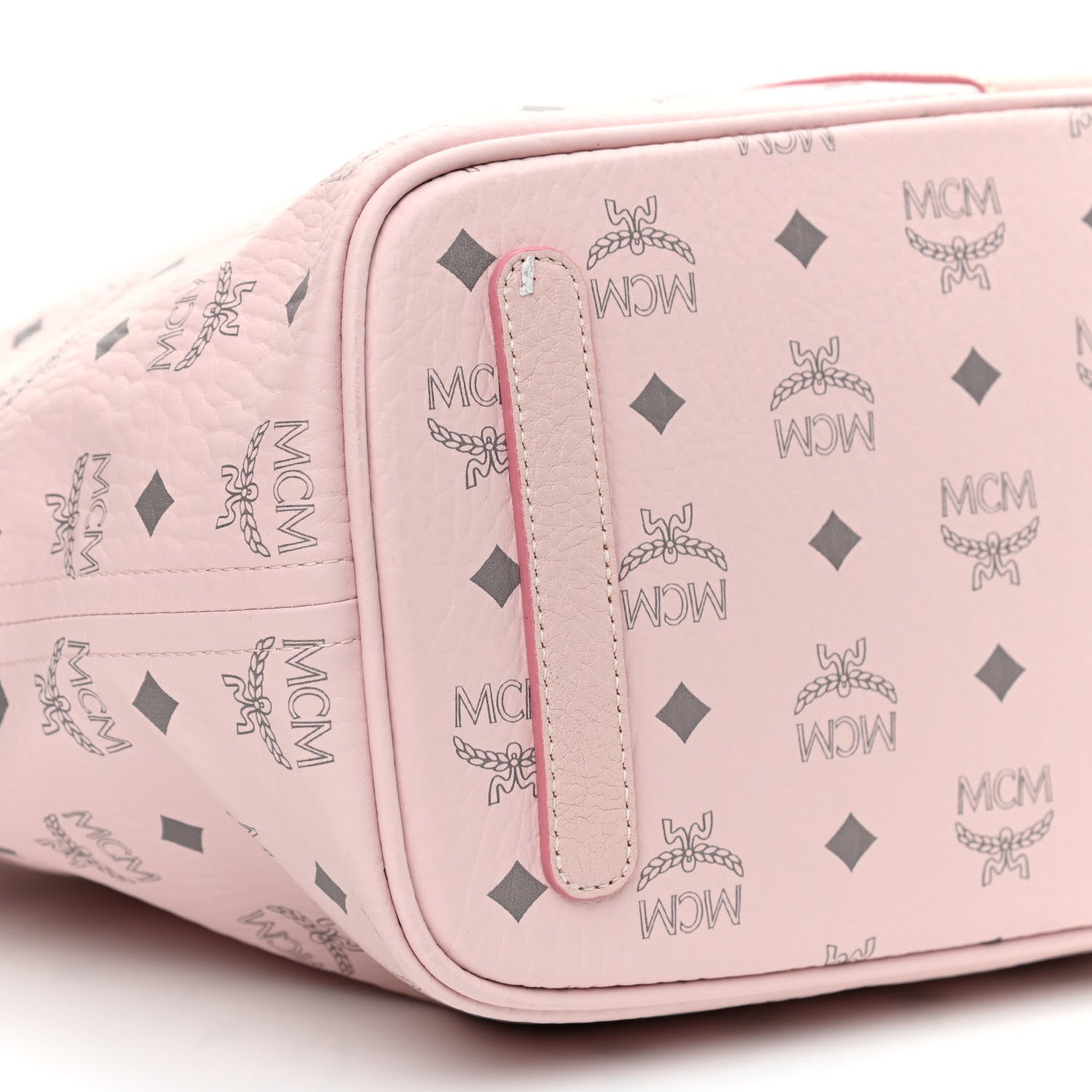MCM Visetos Medium Liz Reversible Shopper Tote Powder Pink 10 of 13