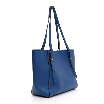 Prada Vitello Phenix Tote Blue 3 of 18