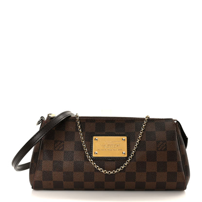 Louis Vuitton Damier Ebene Eva Clutch 1 of 10
