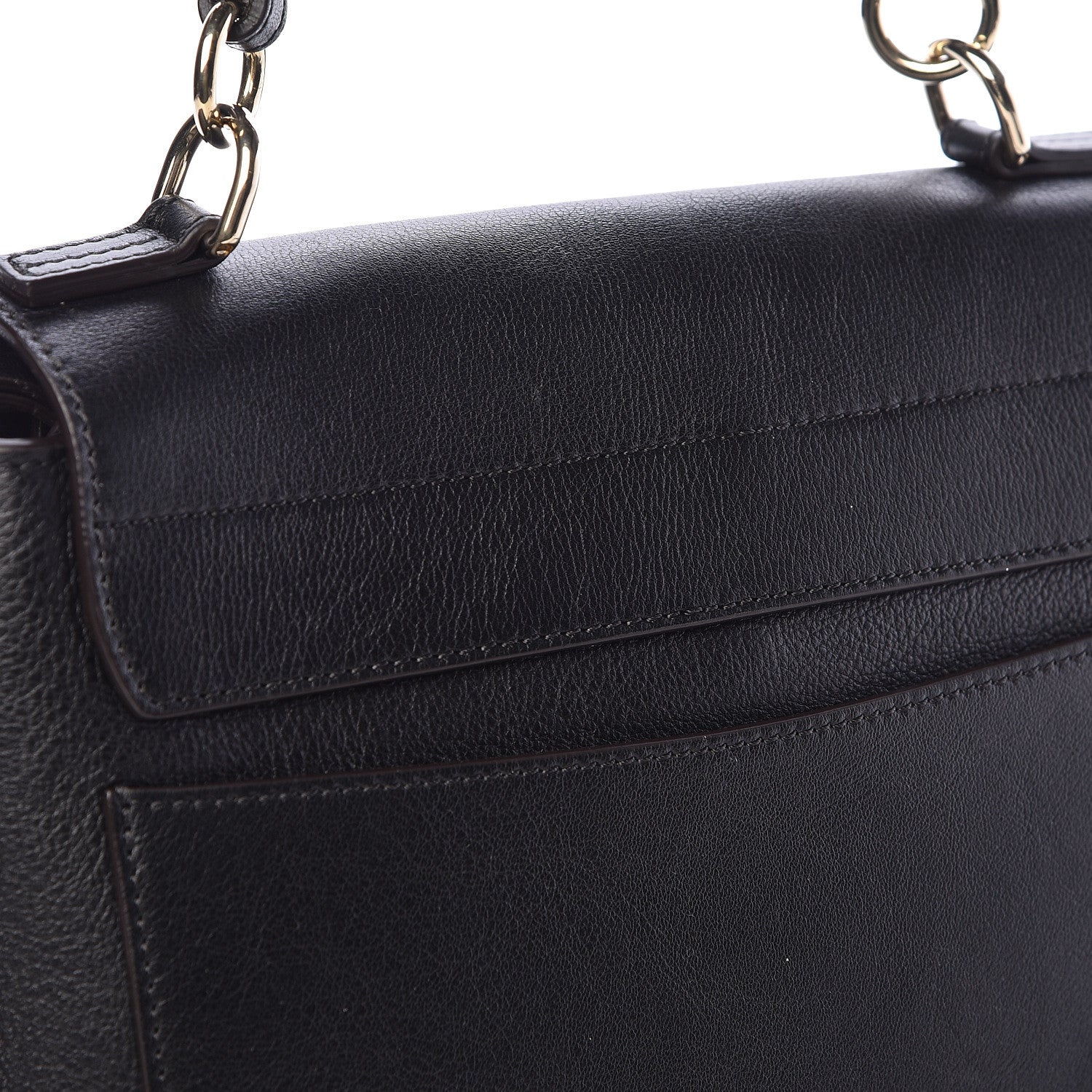 Chloe Calfskin Small Faye Day Shoulder Bag Black 12 of 13