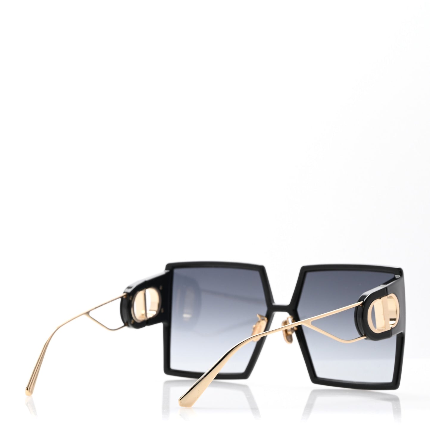 Square 30 Montaigne Sunglasses Black