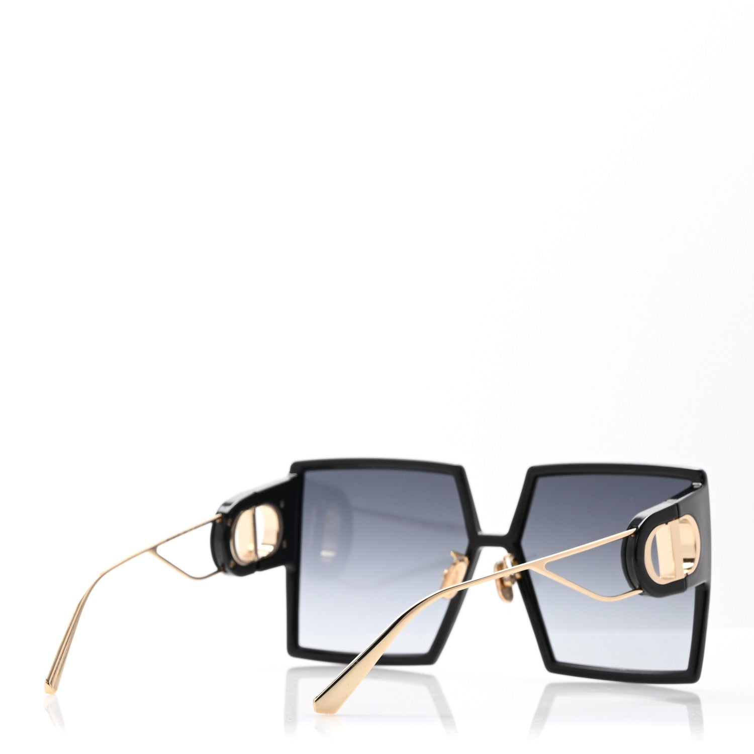 Christian Dior Square 30 Montaigne Sunglasses Black 4 of 8