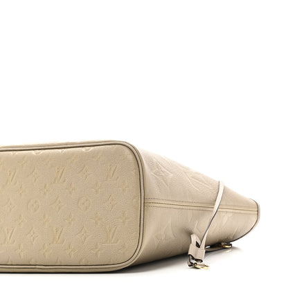 Louis Vuitton Empreinte Monogram Giant Neverfull MM Tourterelle 8 of 9